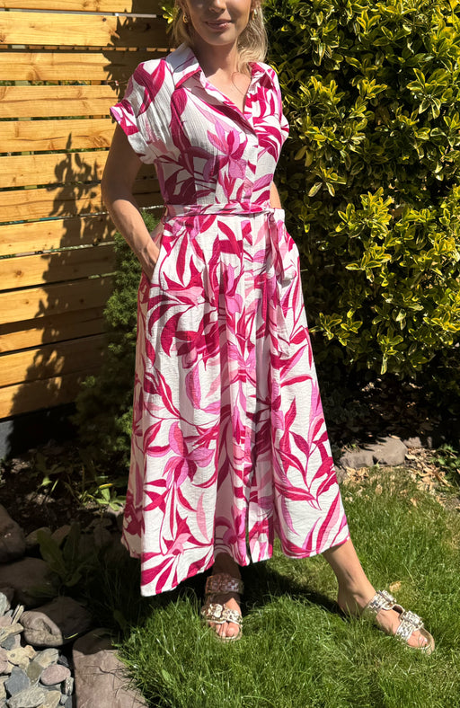 Paris fuchsia dress