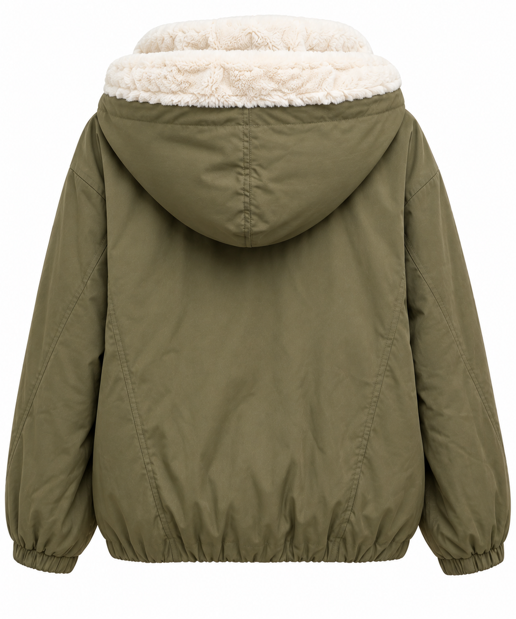 Goose fur lined jacket
