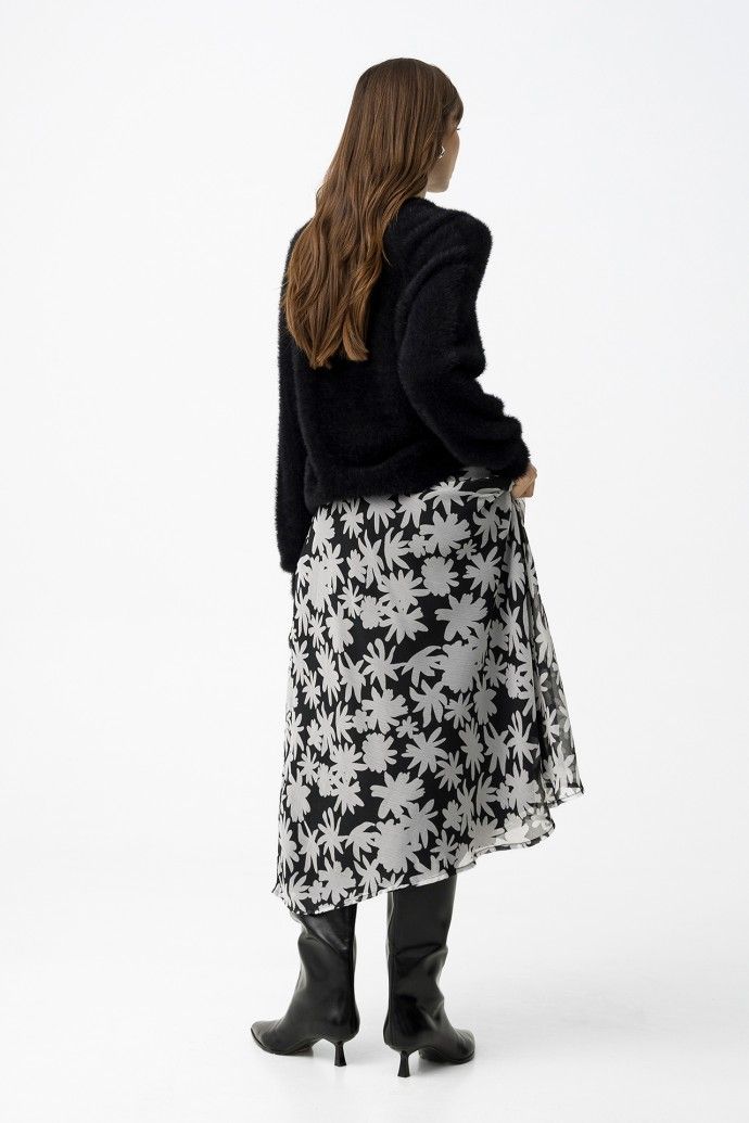 Dalmata skirt black/white print