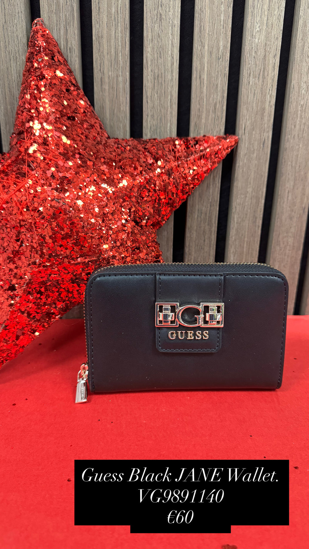 Guess Black JANE Wallet. VG9891140