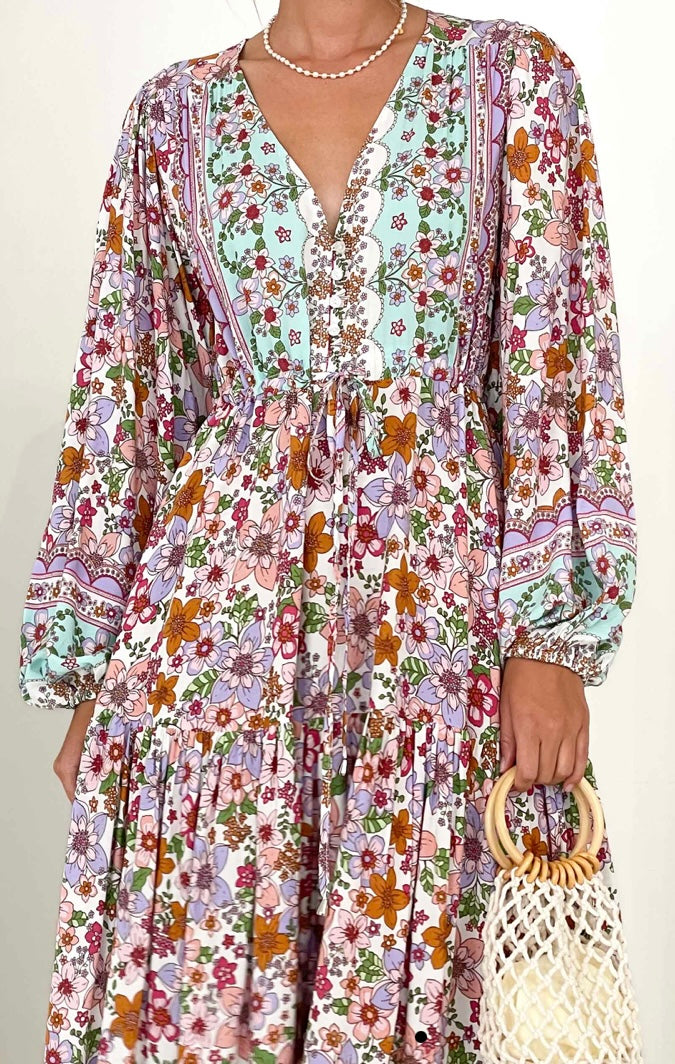 Provence print Teresa maxi