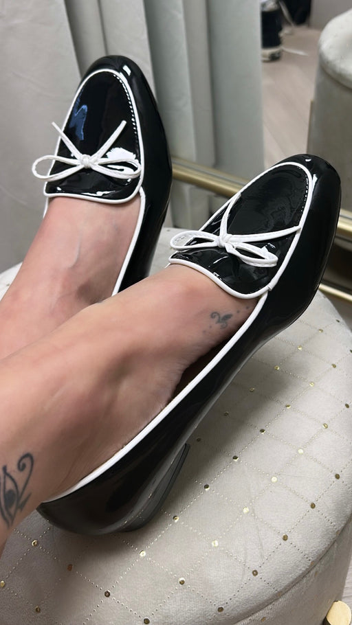 Flitton schwarz shine loafer