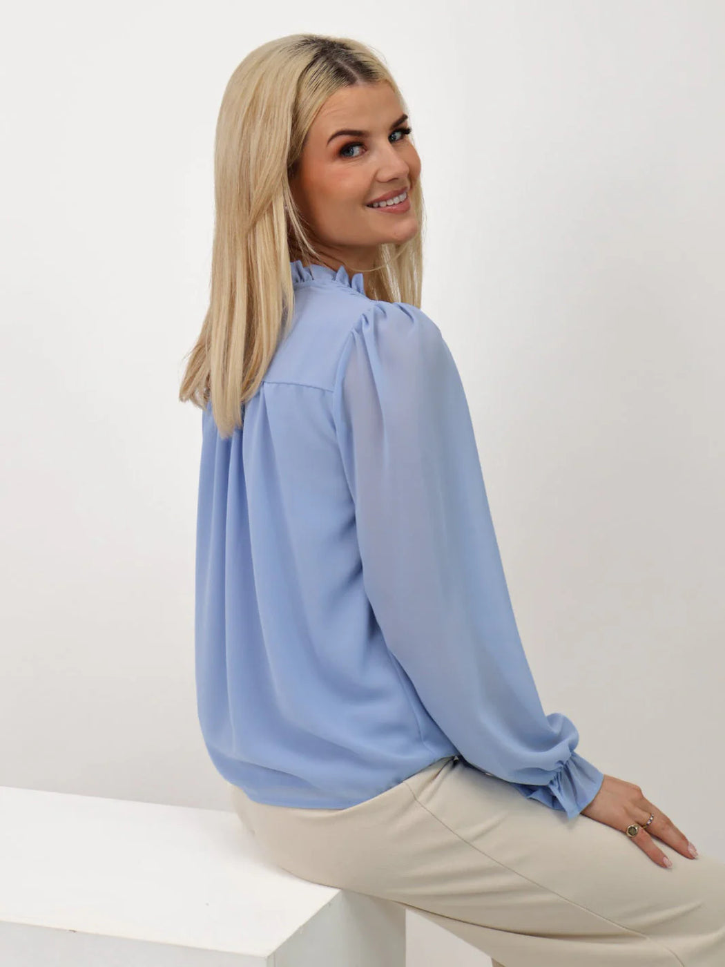 Light blue Heidi top