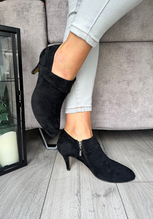 Blaina schwarz sparkle boot