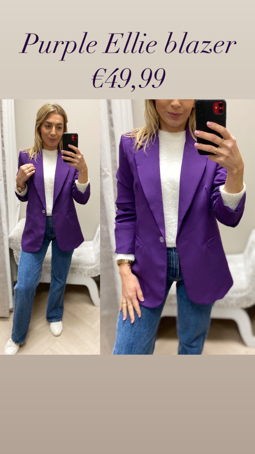 Purple Ellie blazer