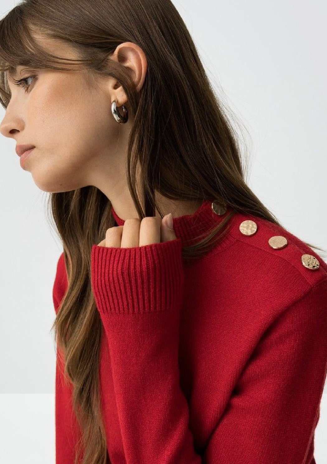 Red Bauhaus knit