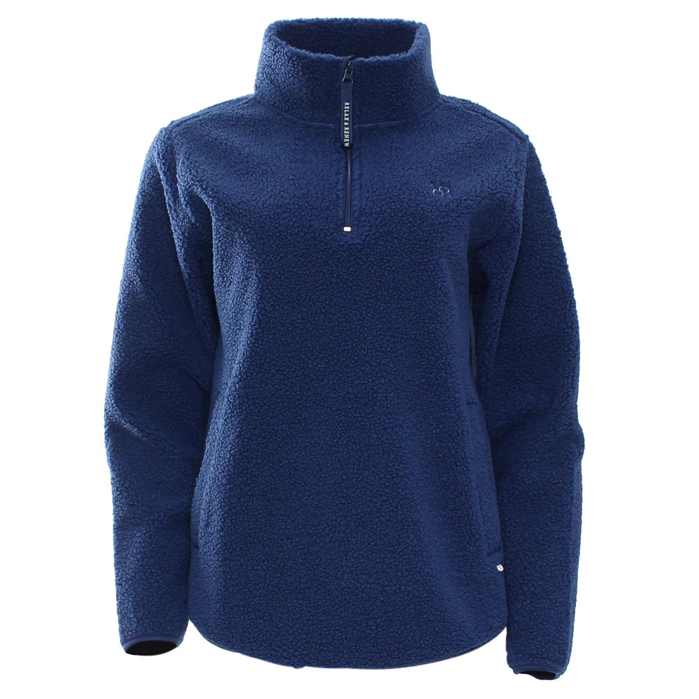 Julia Half Zip Blue