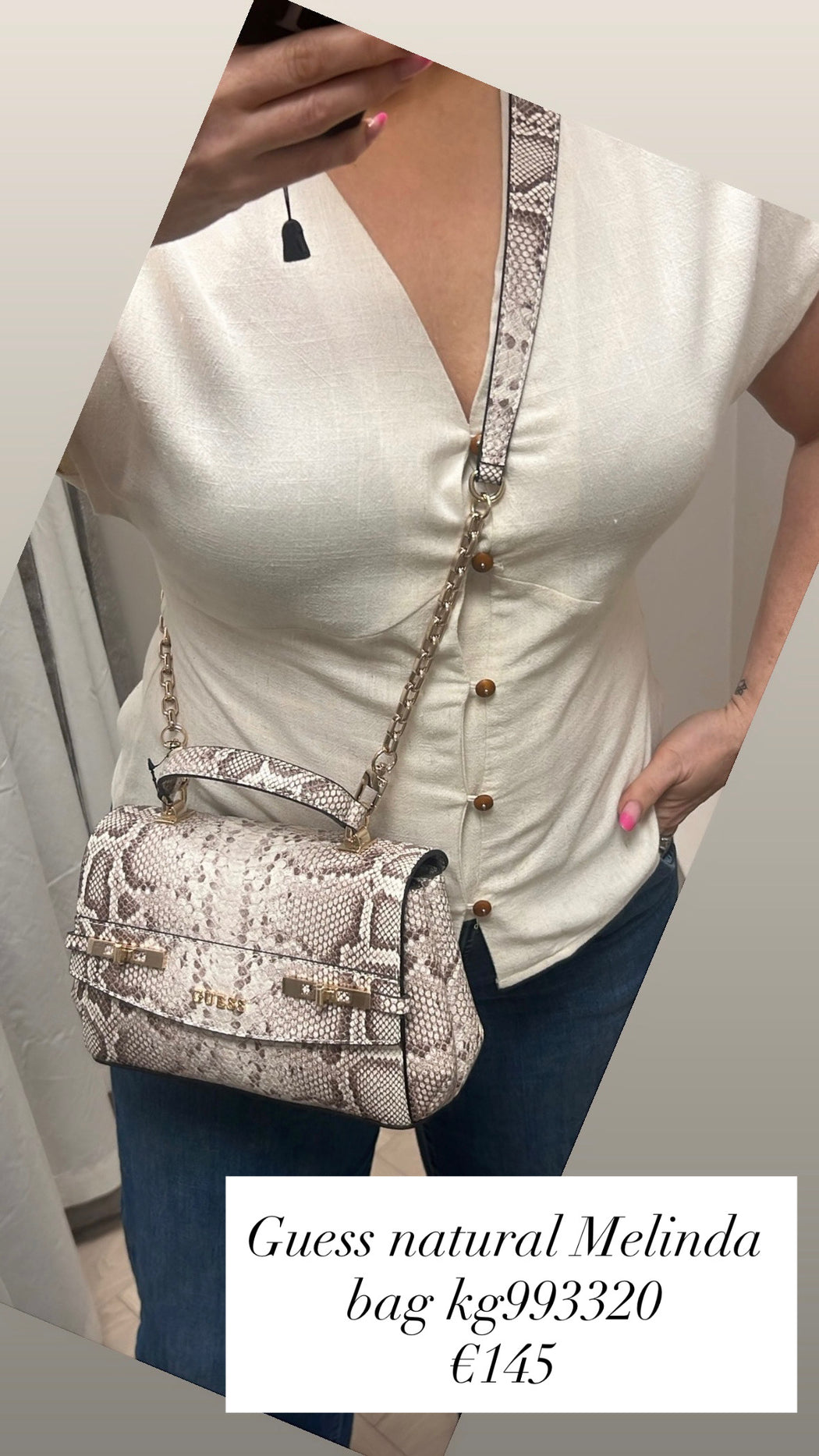 Guess natural Melinda bag kg993320
