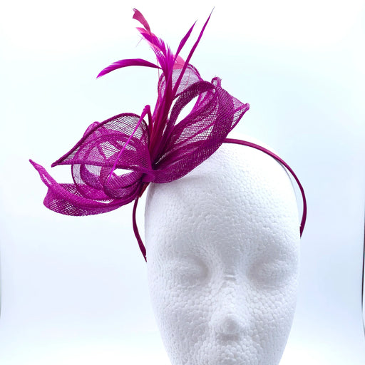 Magenta megan d02 fascinator