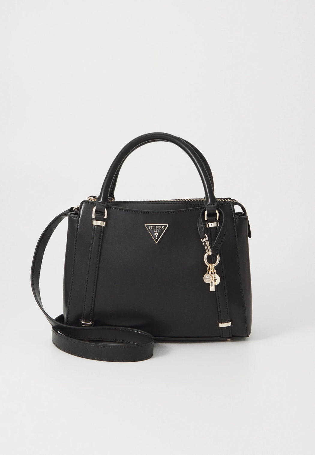 Guess black satchel sale