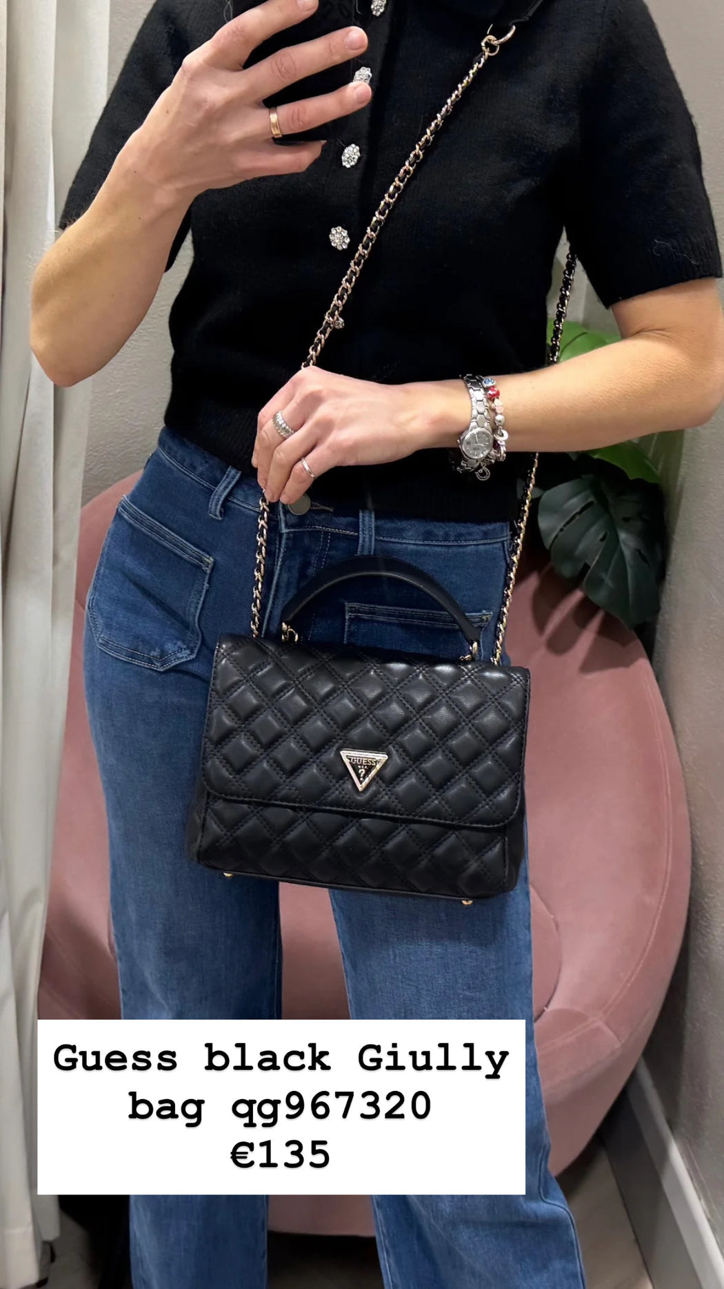 Guess black Giully bag qg967320