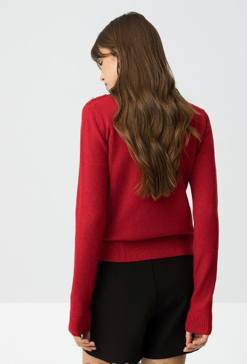 Red Bauhaus knit