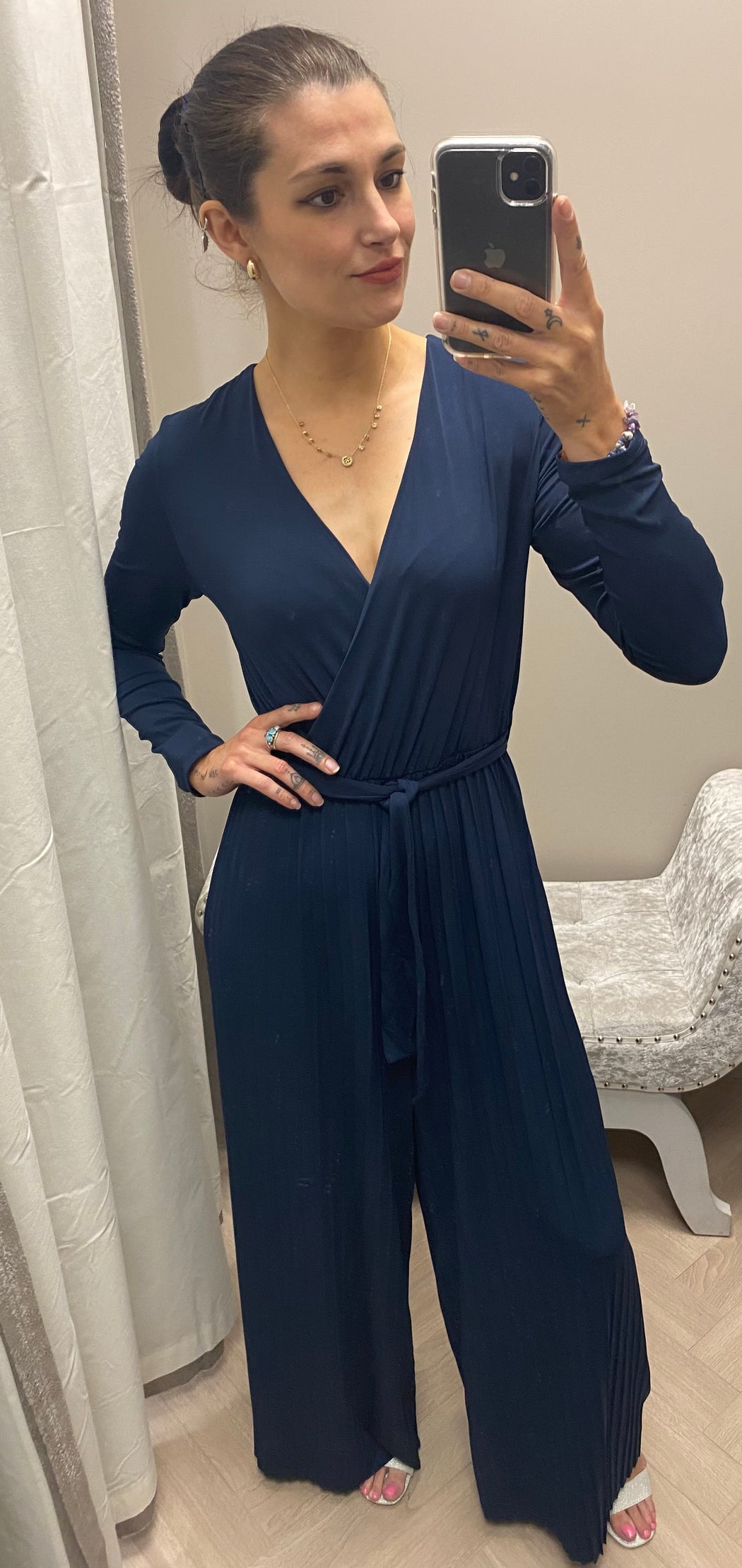 Jana navy jumpsuit