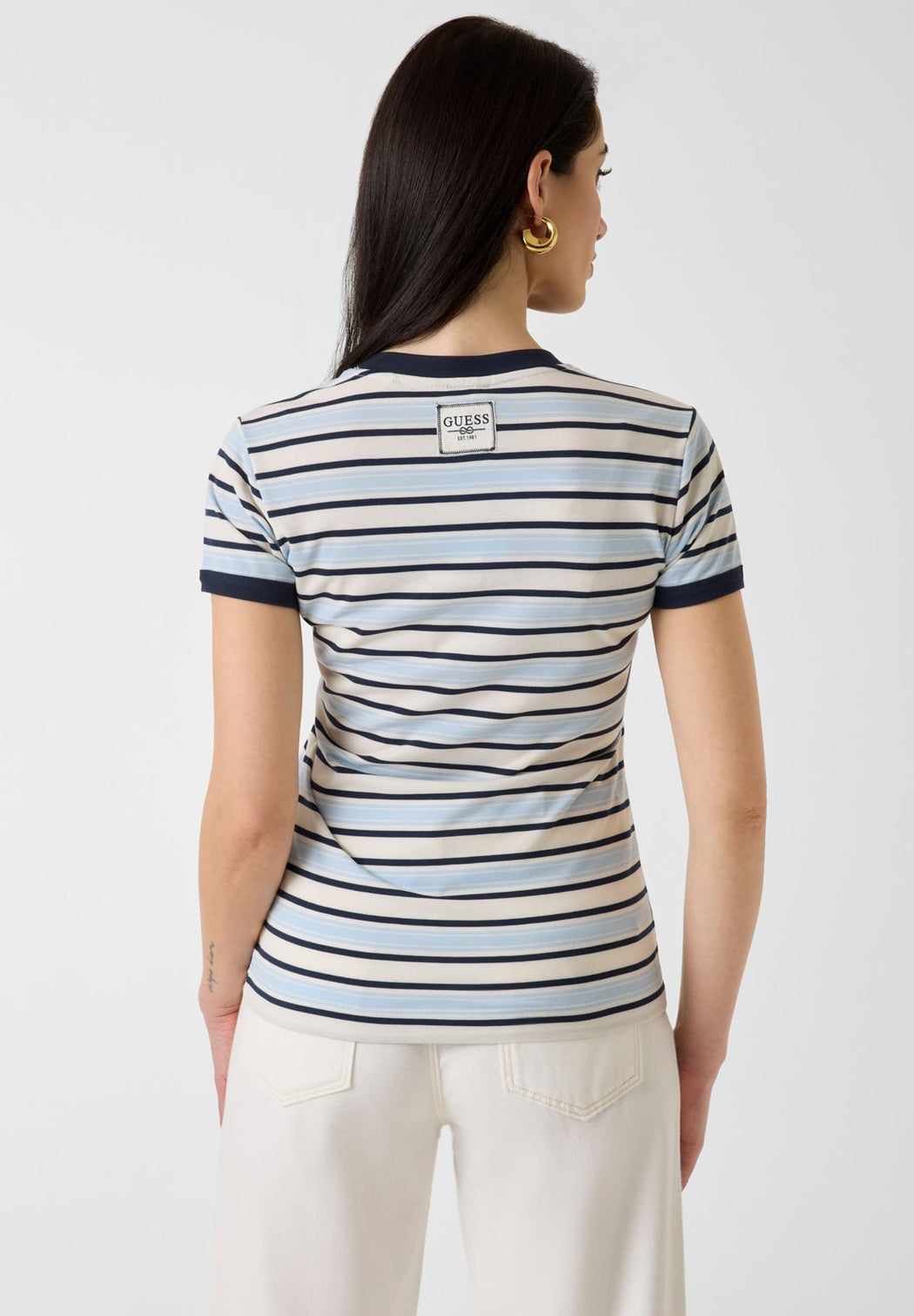 Guess Striped Mini Tee. W6GI18K3040.