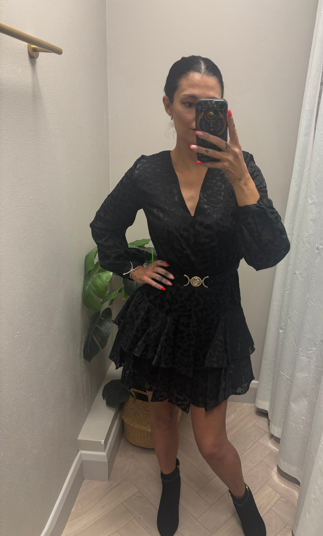 Guess black  Clarisse flare dress