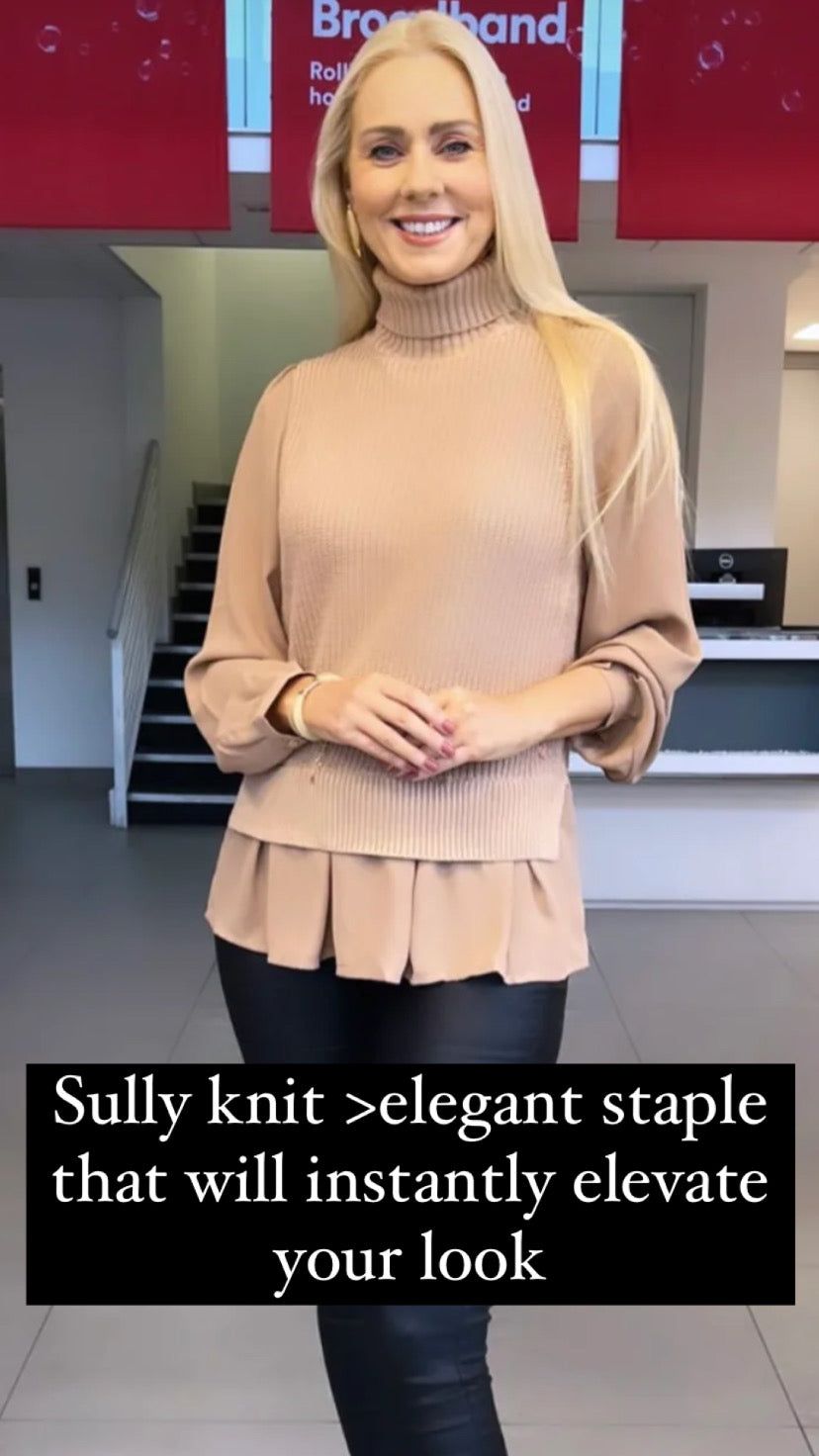 Sully camel knit