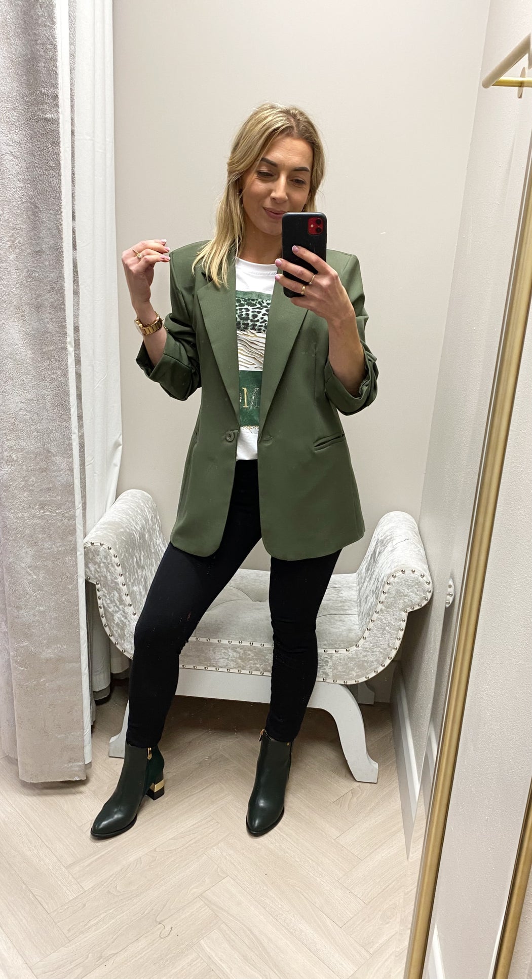 Khaki  Ellie blazer