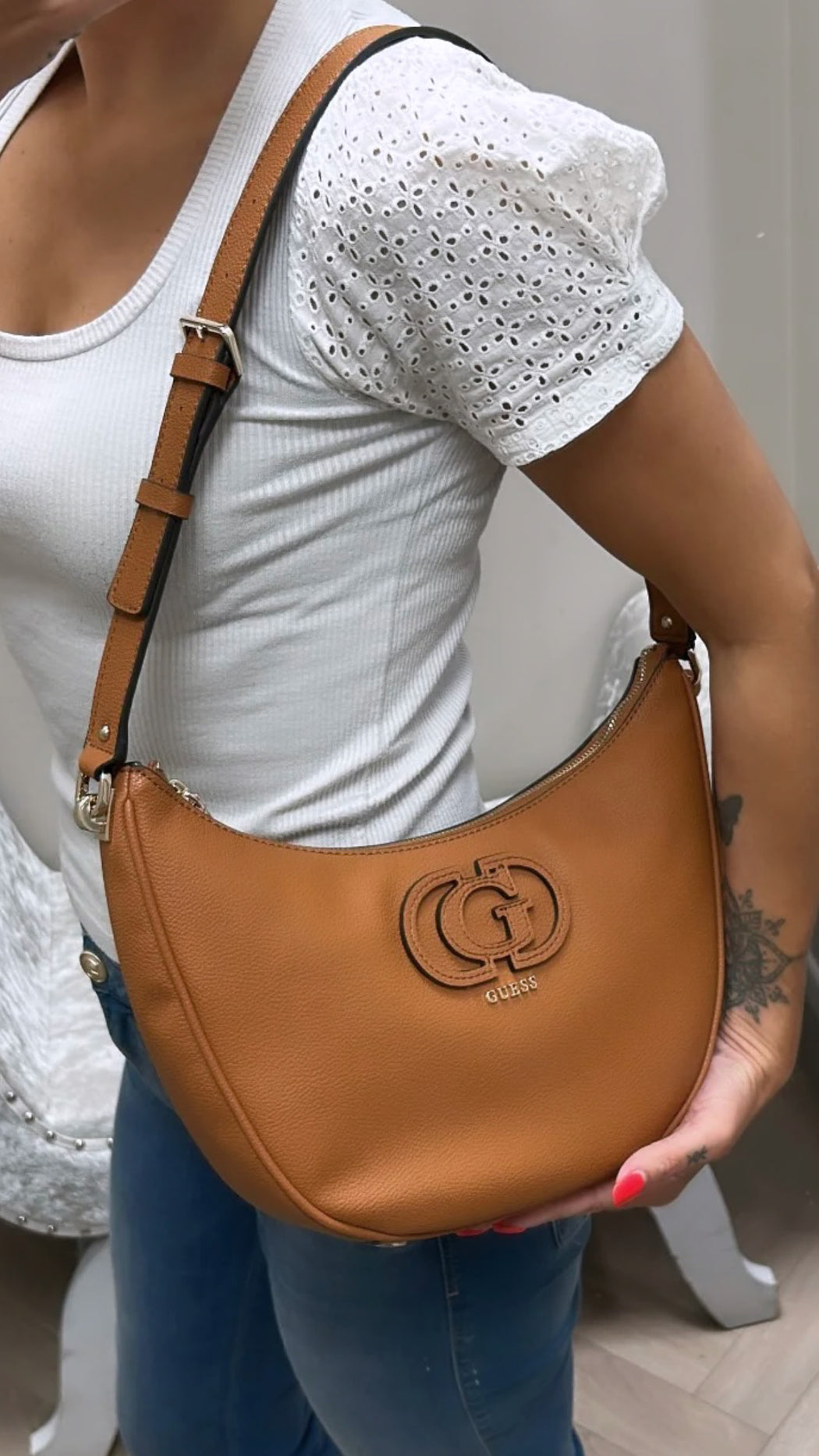 Guess Cognac CALEBRA  Bag BG953602