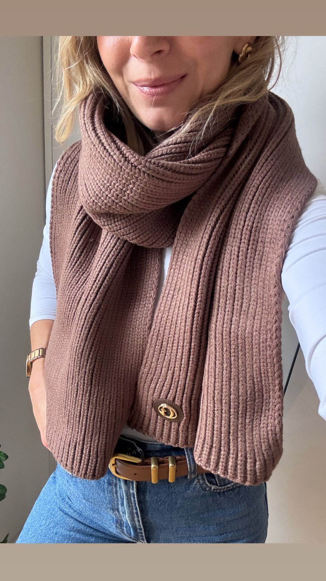 Guess espresso scarf AW5639POL03 - ESP