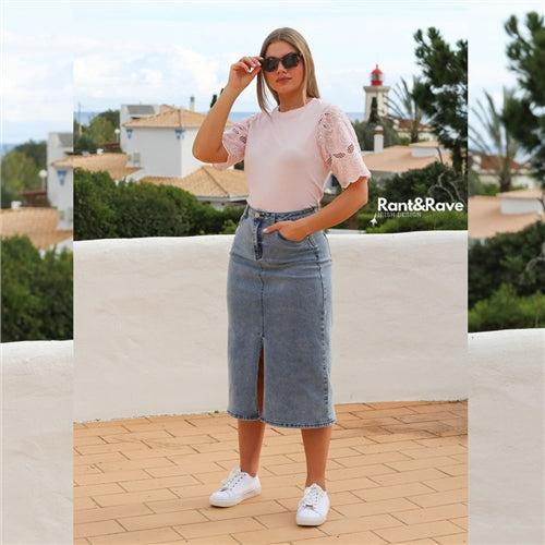 Maria denim skirt