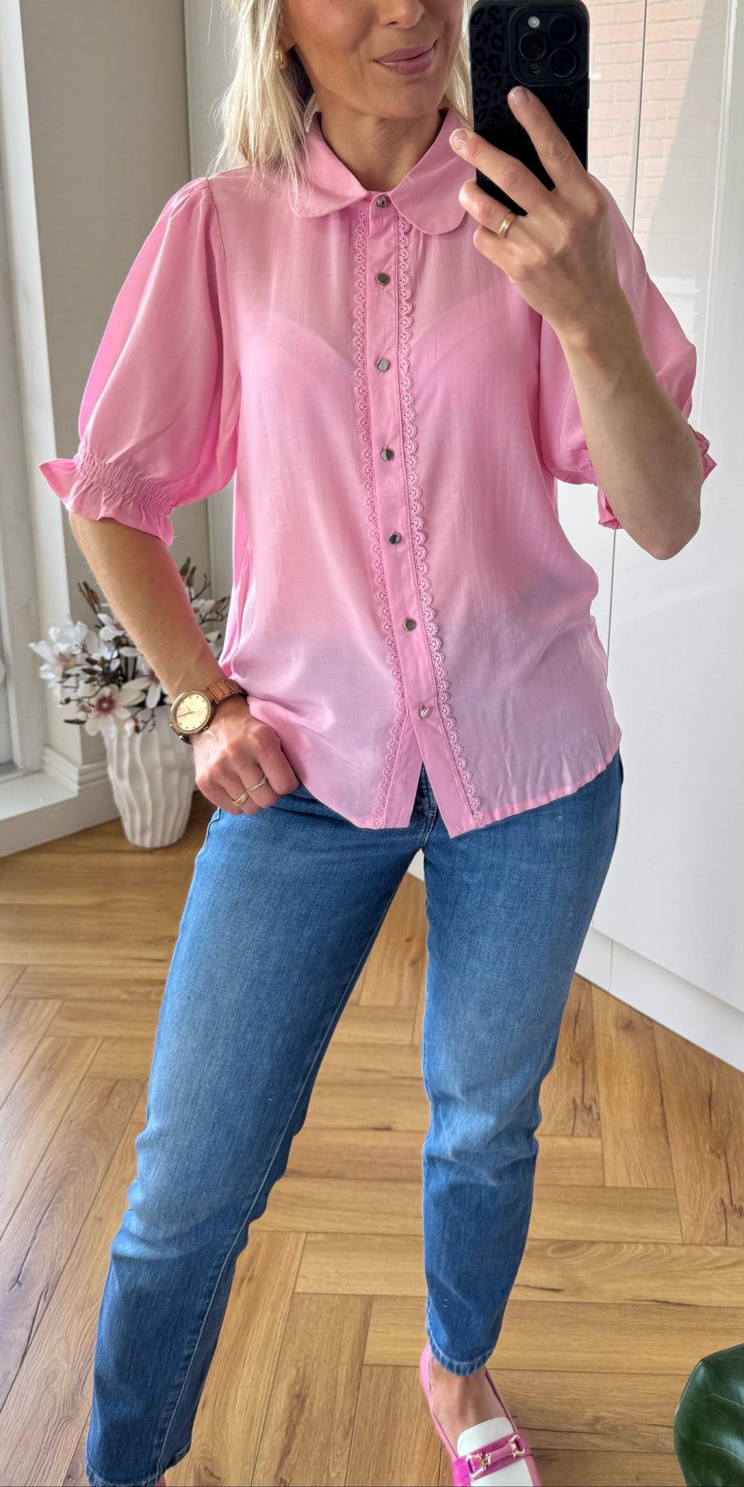 Gabrielle shirt pink