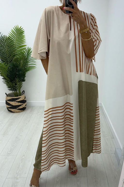 Picasso khaki dress