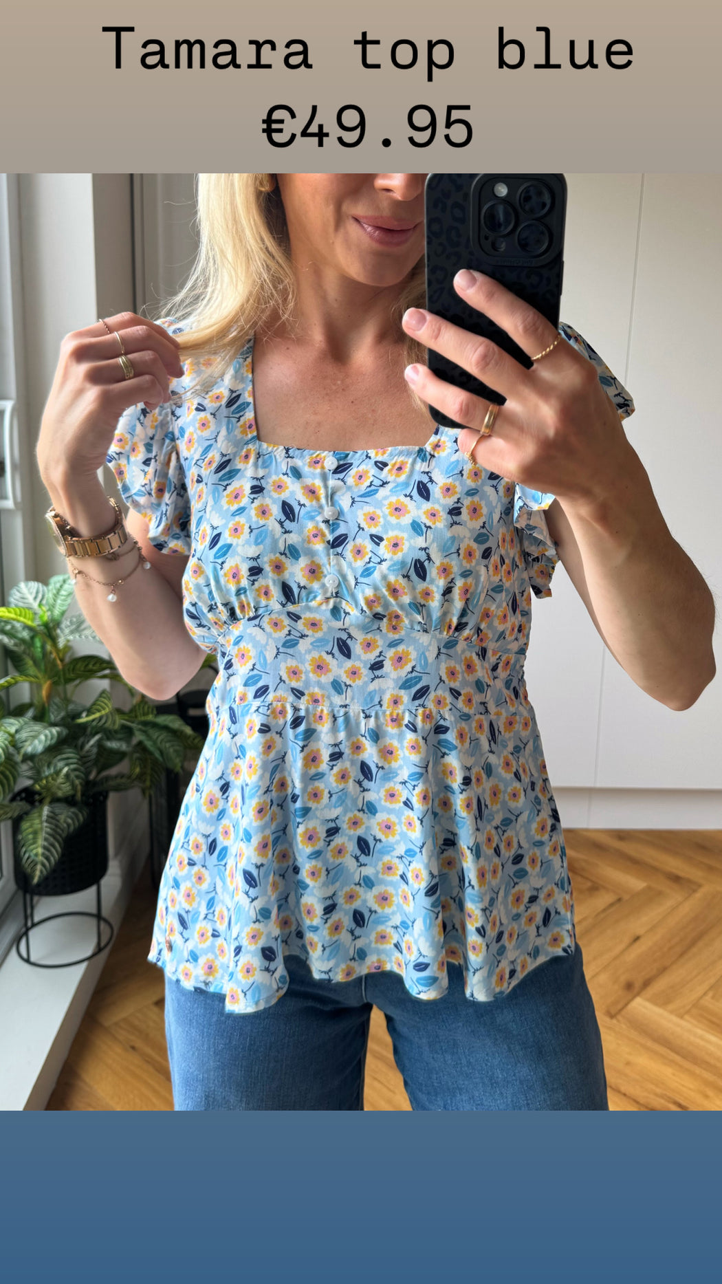 Tamara top blue