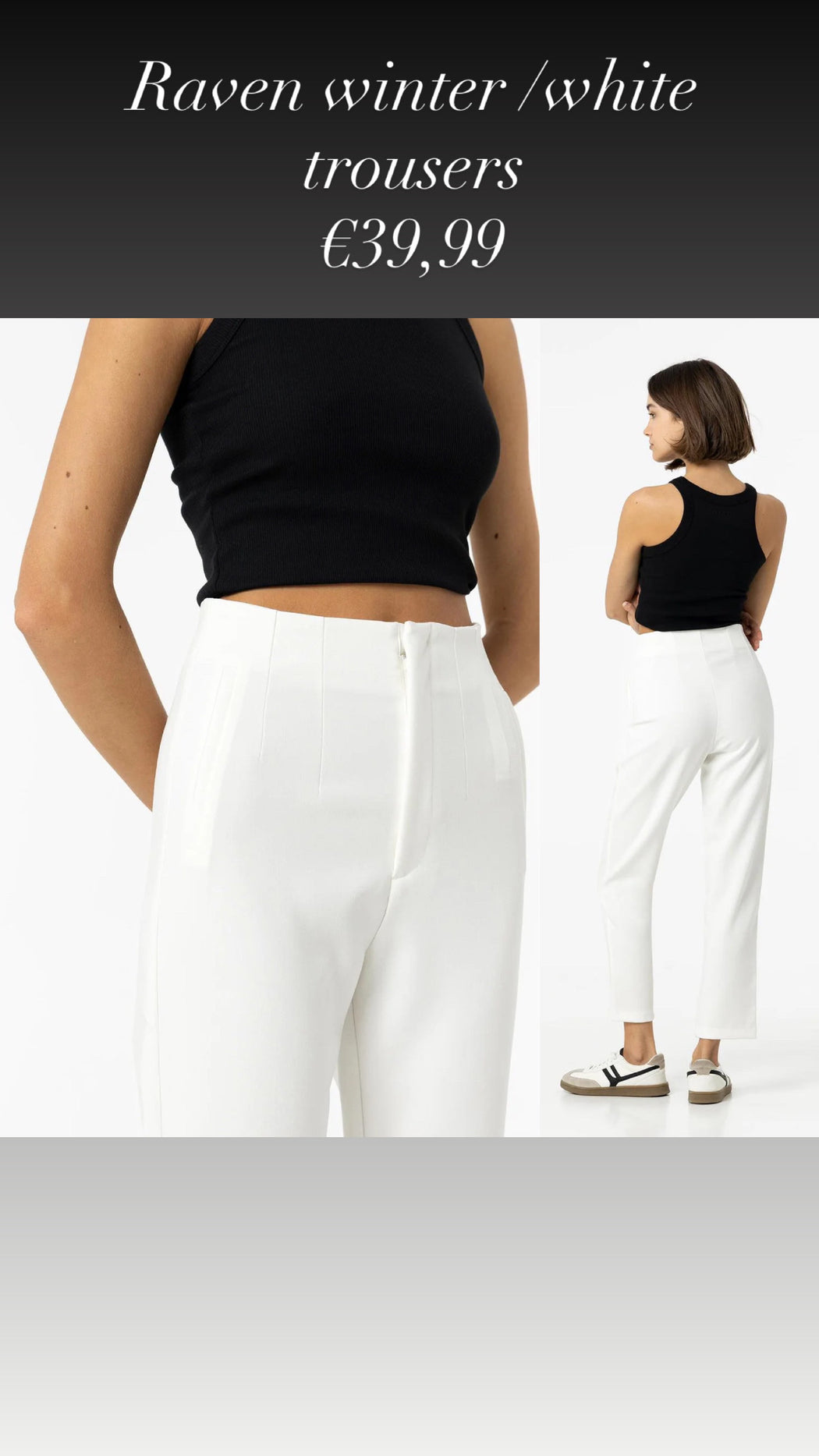 Raven winter /white trousers
