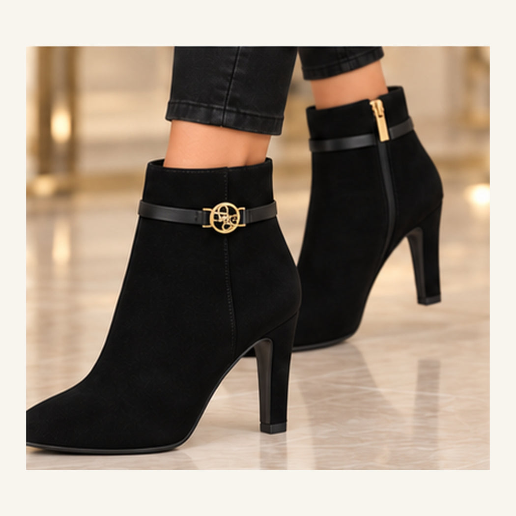 Guess Suede  side zip boots FLFOTISUE10