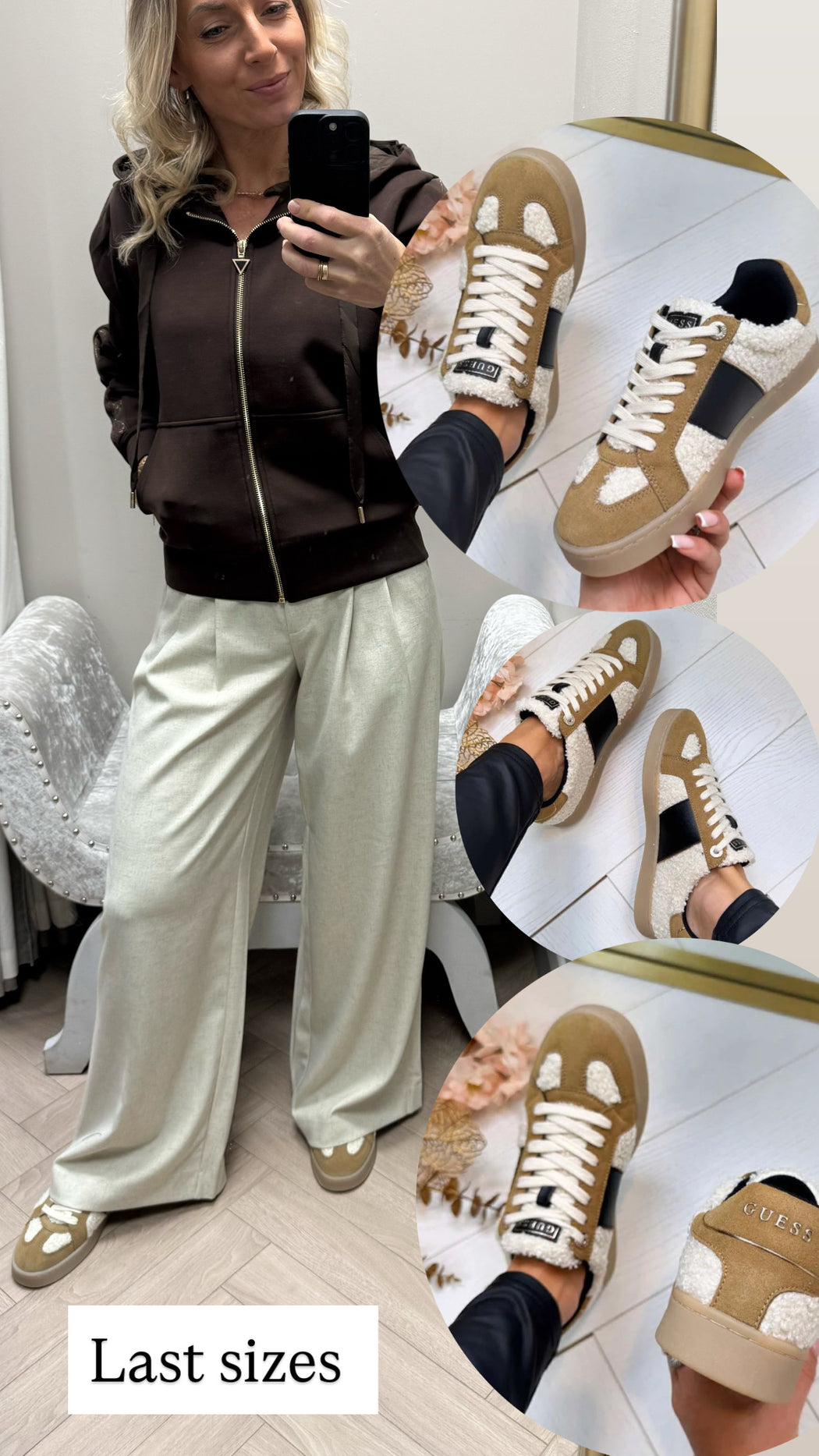 Guess teddy trainer flfjr9esu12