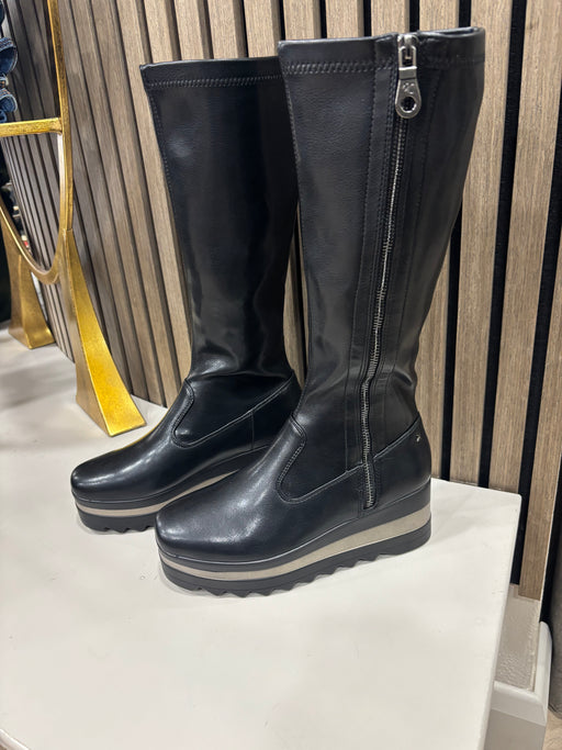 Bildale Schwarz Wedge Boots