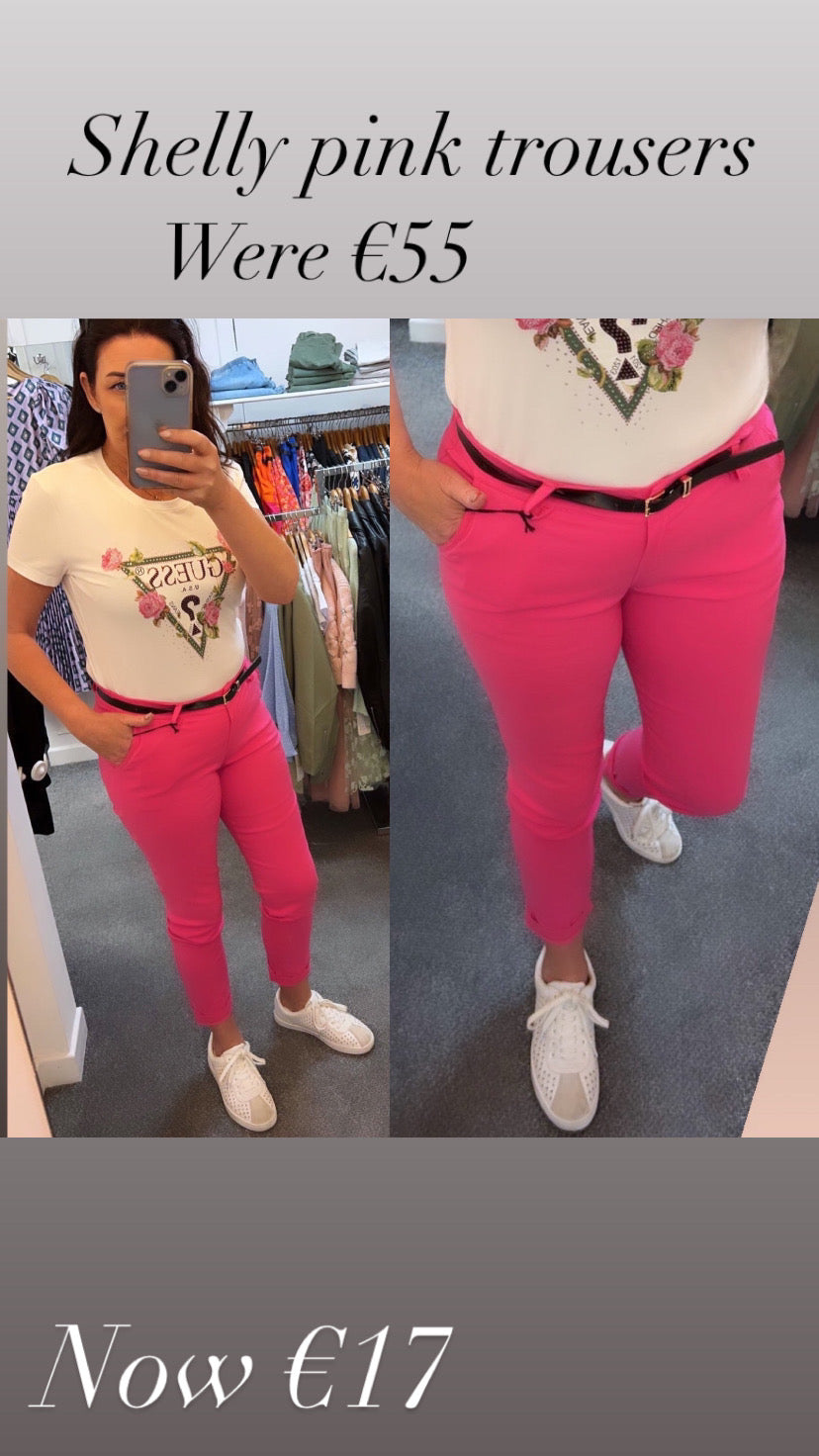 Shelly pink trousers