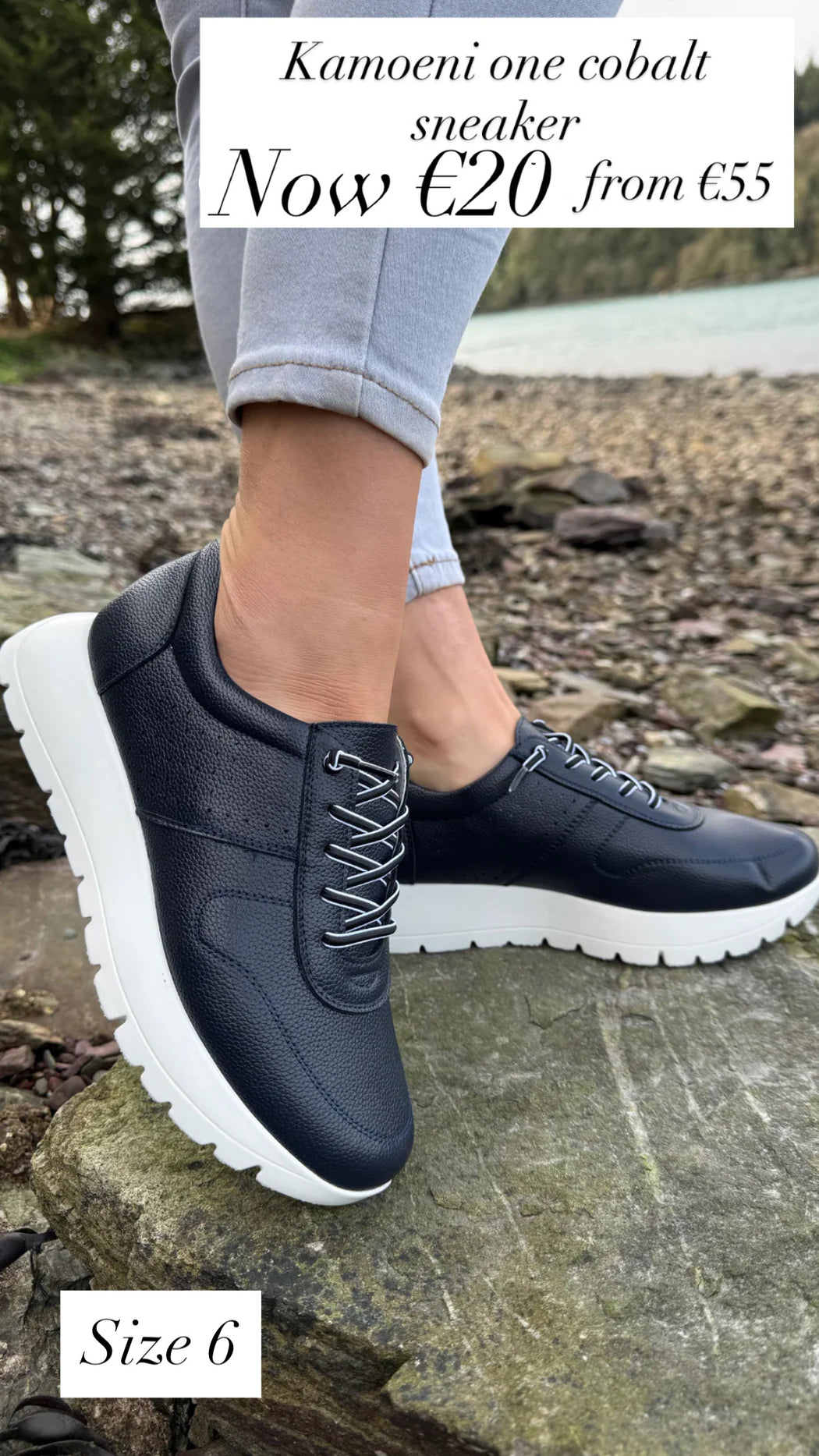 Kamoeni one cobalt sneaker