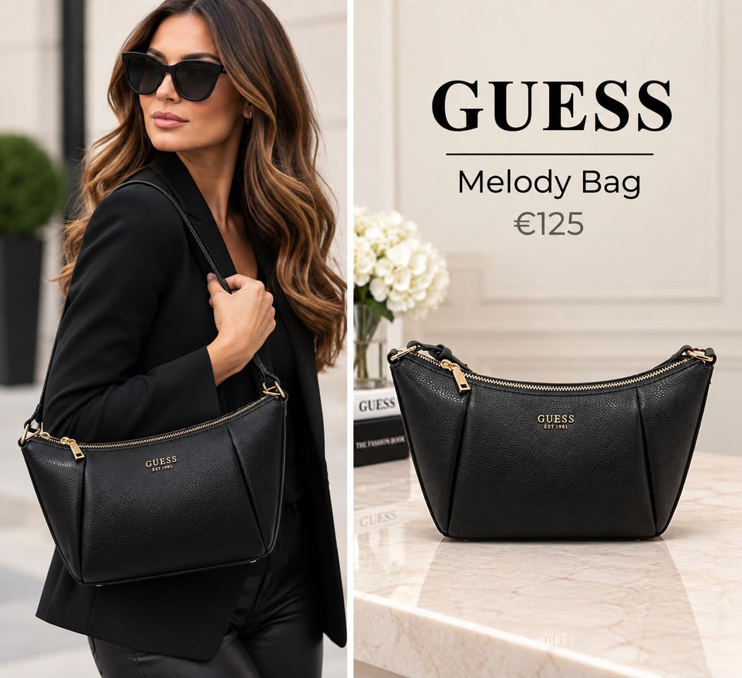 Guess black bag melody bg973518