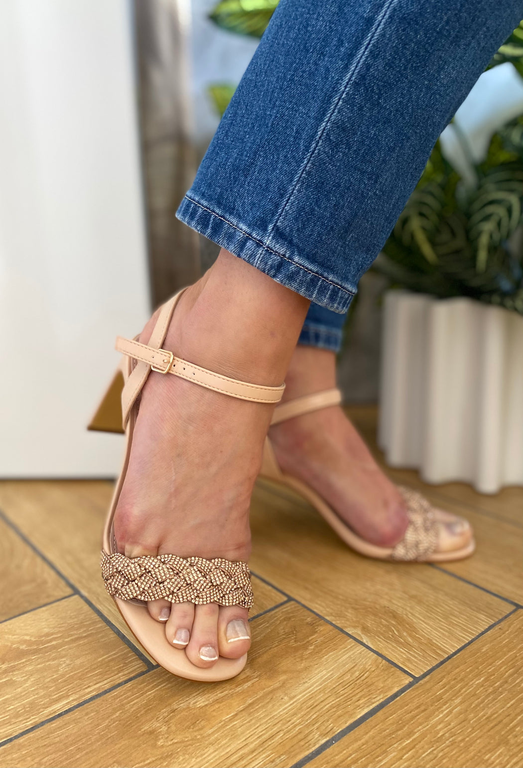 Ingleby rose gold heels