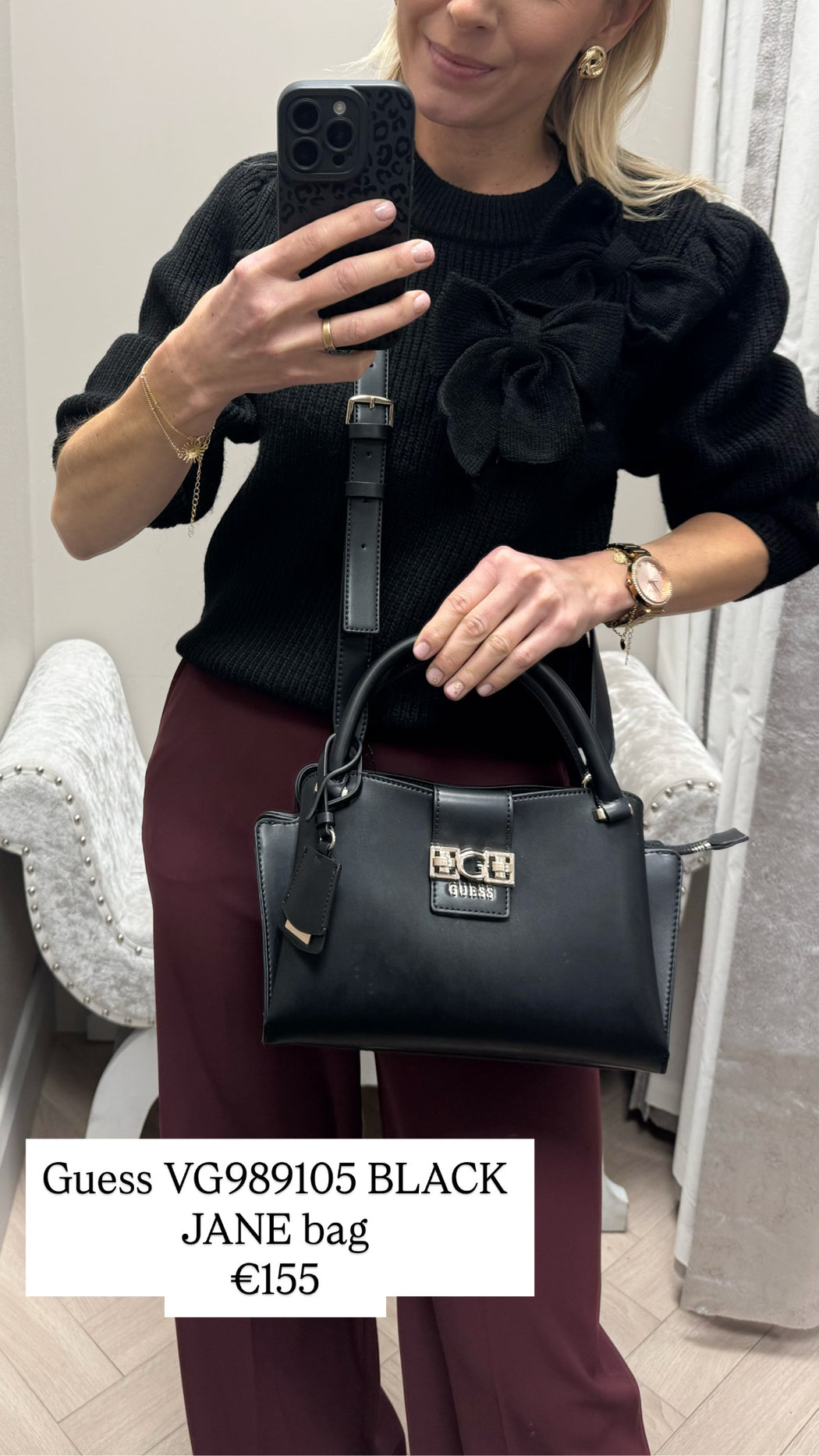 Guess VG989105 BLACK JANE bag