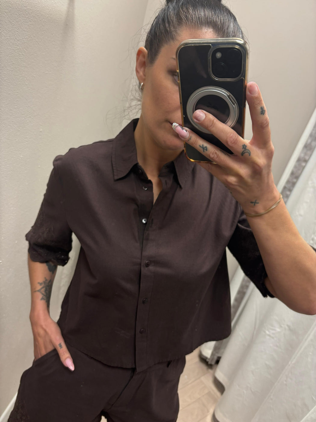Lencastre brown shorts
