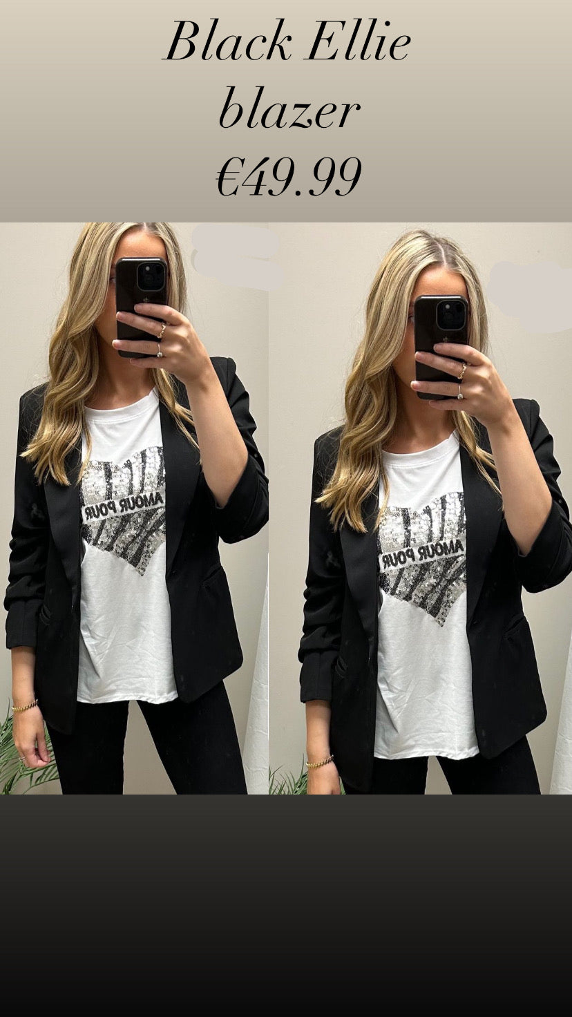 Black  Ellie blazer