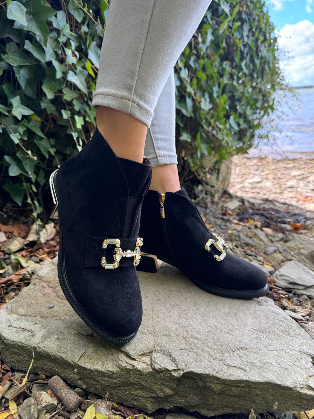 Caldicot Schwarz ankle boot