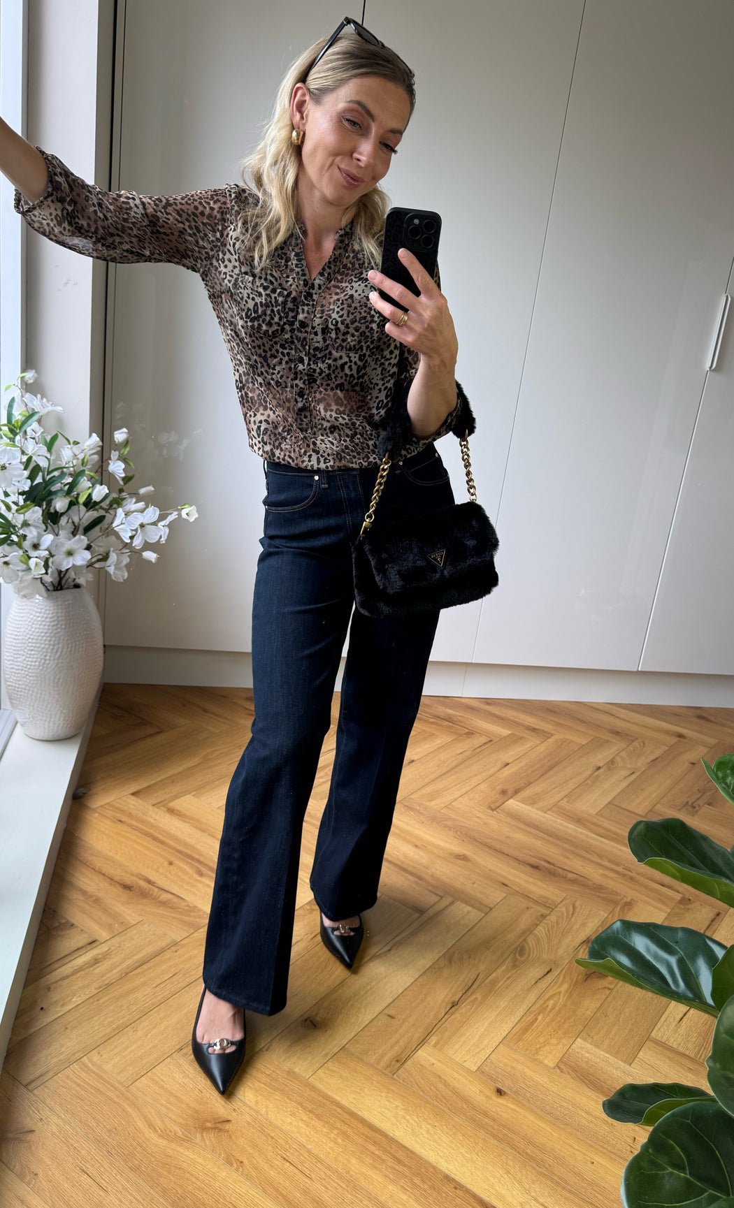 Guess high waist boot cut w5ya1ad5pw1-bfin