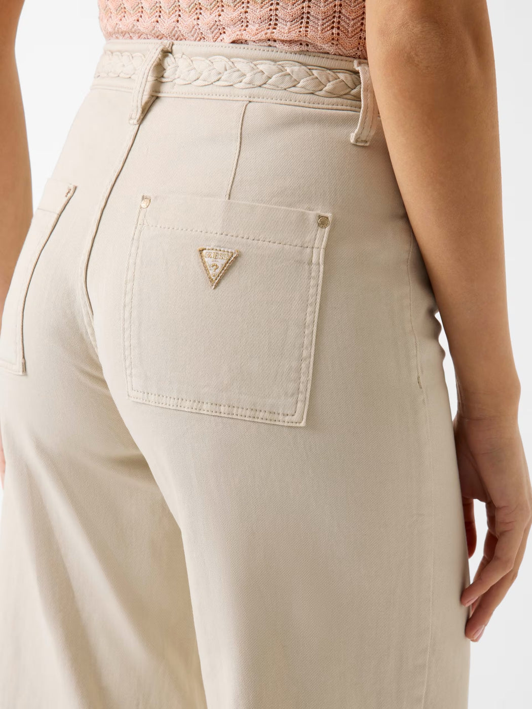 Zoya cream guess cropped jean w6gb15w1886-a115