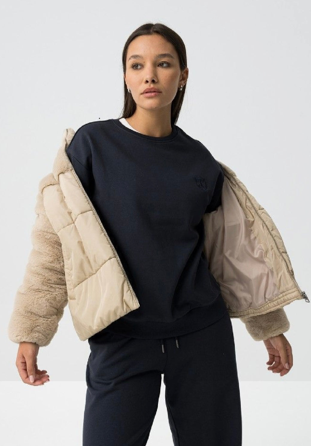 Popperes beige jacket