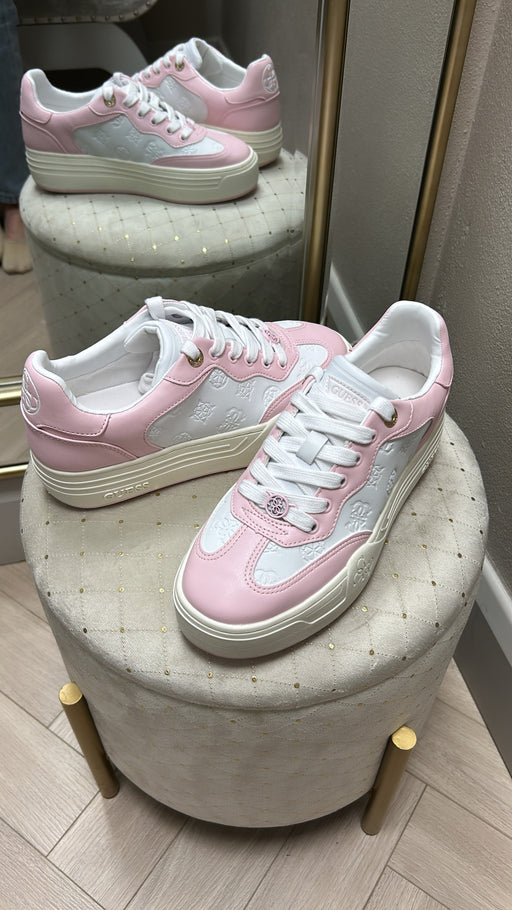 Pink guess sneakers flpswofal12