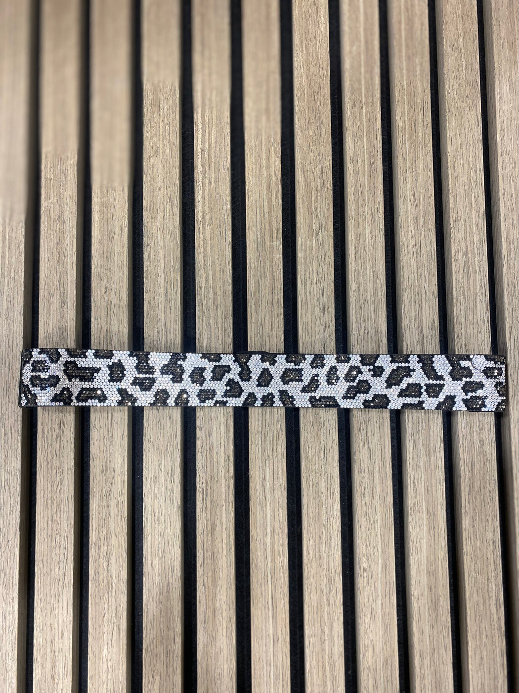 Molly animal print sparkle belt