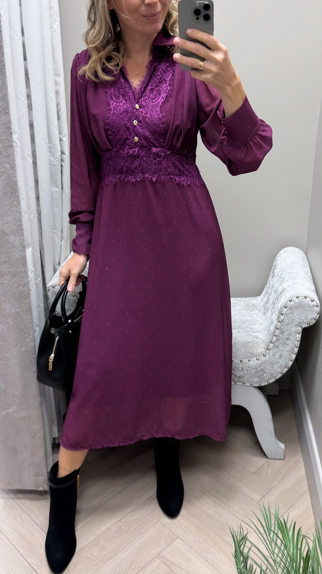 Plum kimi dress
