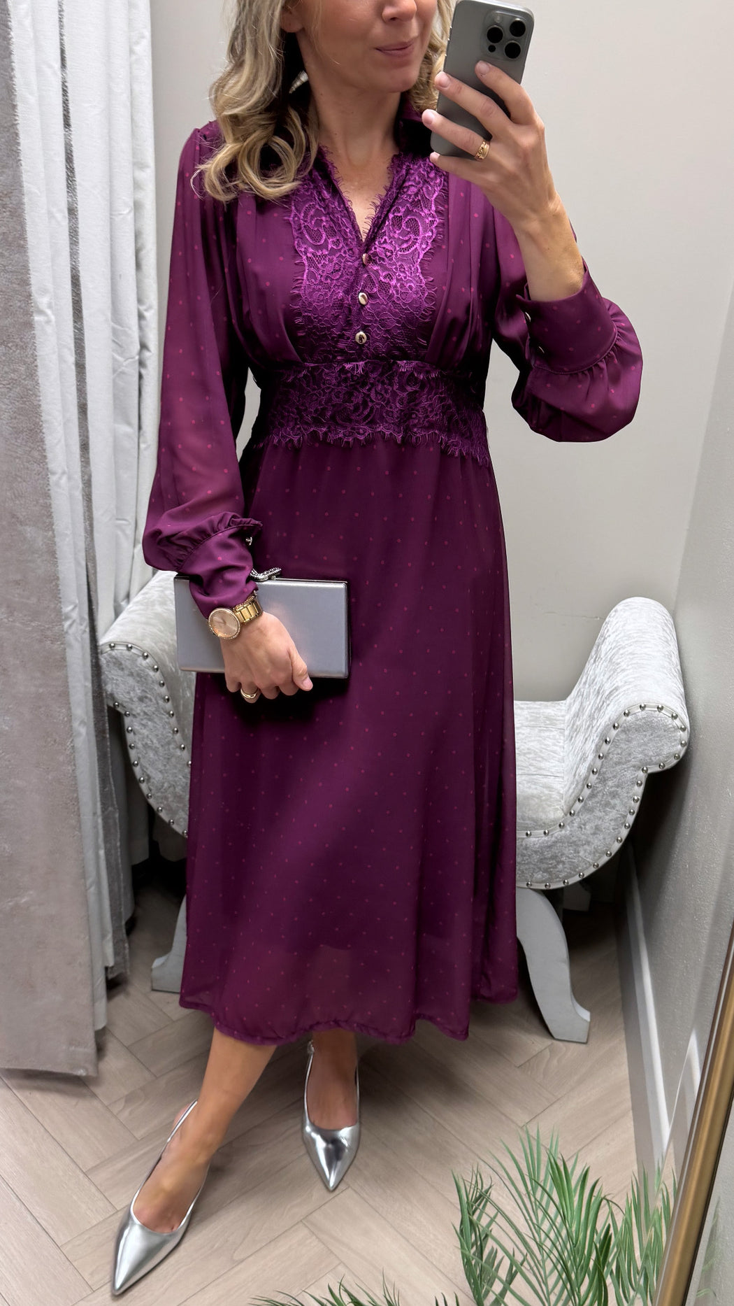 Plum kimi dress
