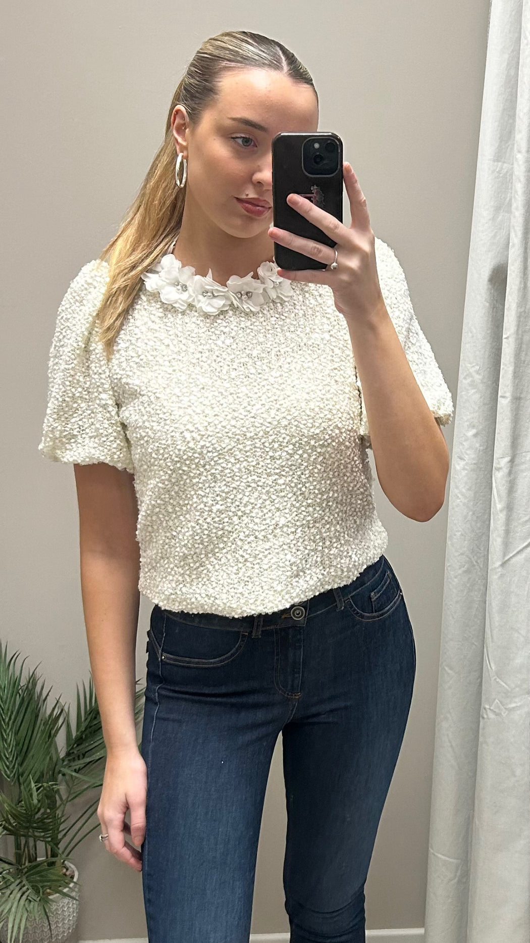 Elli cream top