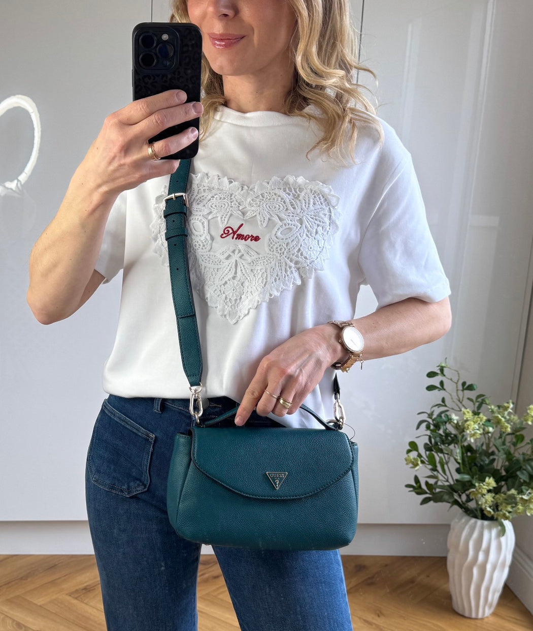 Aura t/shirt white