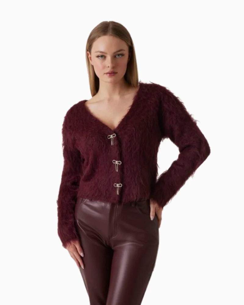 Guess Tomiko Bow Cardigan w5br91z3jl2