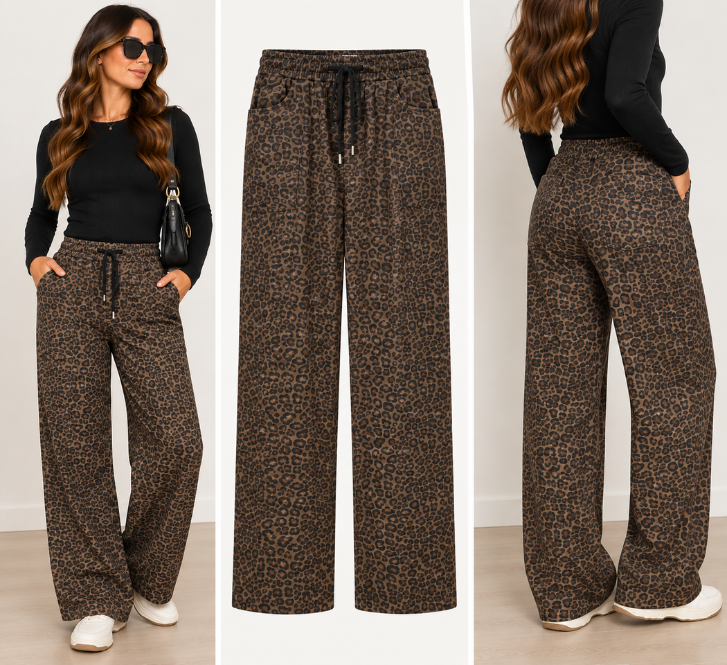Primo leopard trousers